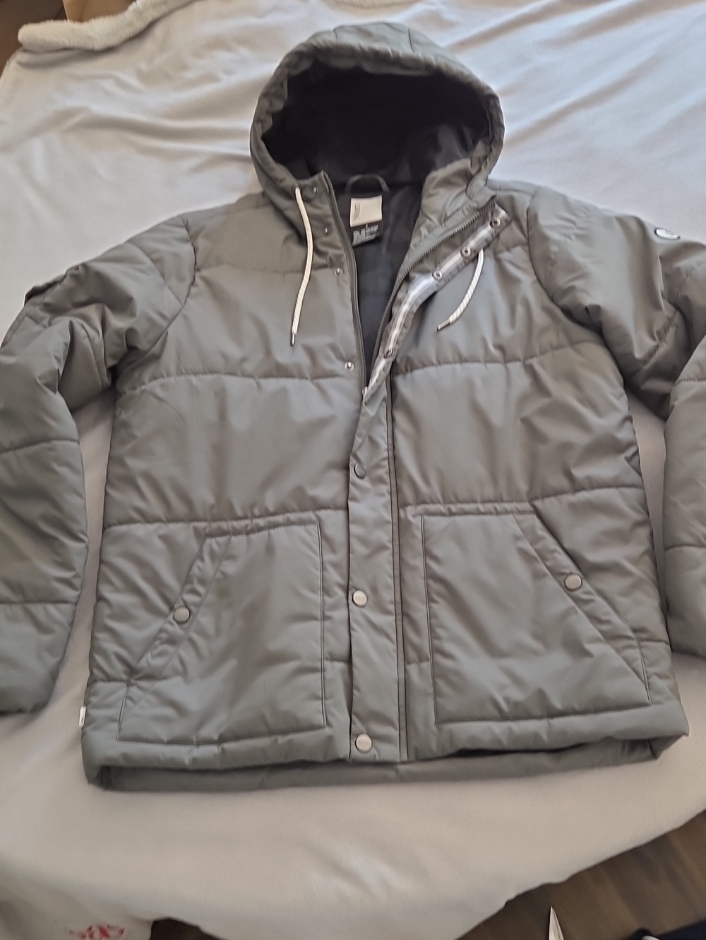 Men's Vuori Langley Hooded Jacket, Size M, Grey